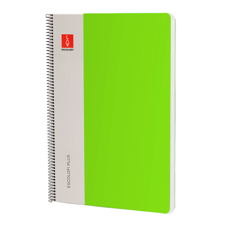 Pack Cuadernos Espiral Escolofi Plus Din A Hojas Verde